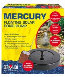 Mercury 150 l/u Drijvende Fontein op Zonne-energie